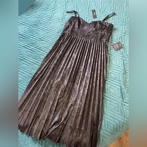 Lulu’s Black Pleated Dress
